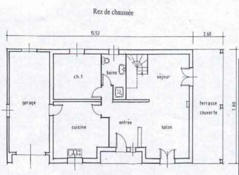 casa di vacanza : Pianta del pianterreno
